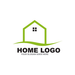 Home logo design vector template