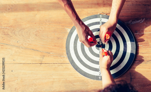 Fotomural Meaningful target of business