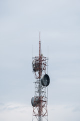 Modern telecommunication tower.