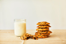 Chocolate Chip Cookies With Milk