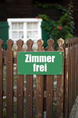 Canvas Print - Zimmer frei