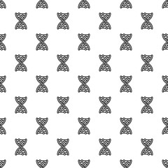 Poster - Dna formula pattern seamless repeat background for any web design