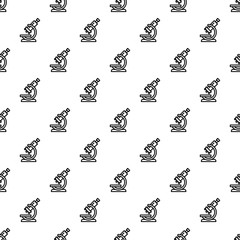 Poster - Chemical microscope pattern seamless repeat background for any web design