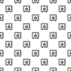 Poster - Money safe pattern seamless repeat background for any web design