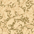 © Ko_Te - UFO military camouflage seamless pattern in different shades of beige, brown and green colors