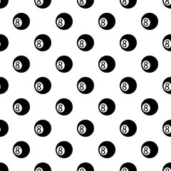 Poster - Billiard ball pattern vector seamless repeating for any web design