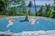 © imageBROKER - World map mosaic marks the exact location of the parallels zero and Equator, Rolas, Sao Tome and Principe