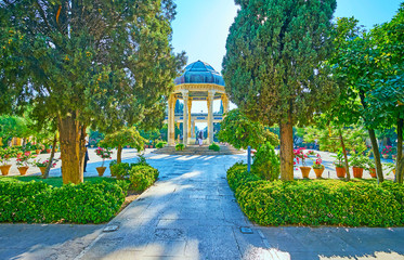 Poster - Explore Tomb of Hafez complex, Shiraz, Iran