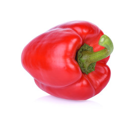 Wall Mural - Sweet peppers on white background