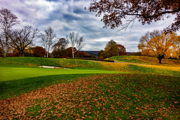 autumn in the Golf Course