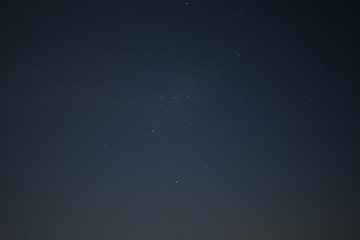 Starry night sky. The Milky Way, our the galaxy.