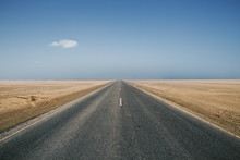 Endless Roads In Oman Desert