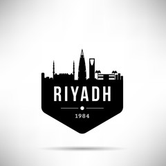 Wall Mural - Riyadh Modern Skyline Vector Template