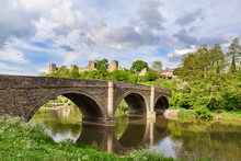 Ludlow Castle And The River Teme, Shropshire