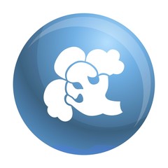 Poster - Broccoli icon. Simple illustration of broccoli vector icon for web design isolated on white background