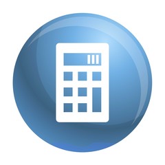 Poster - Calculator icon. Simple illustration of calculator vector icon for web design isolated on white background