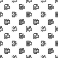 Poster - Money phishing pattern seamless repeat background for any web design