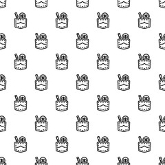 Poster - Bribery pocket money pattern seamless repeat background for any web design