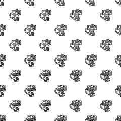 Poster - Handcuffs bribery pattern seamless repeat background for any web design