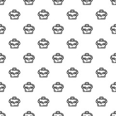 Poster - Suitcase corruption money pattern seamless repeat background for any web design