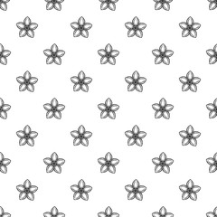 Poster - Exotic flower pattern seamless repeat background for any web design
