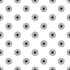 Poster - Petal flower pattern seamless repeat background for any web design