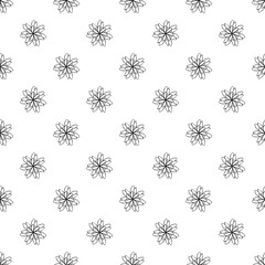 Poster - Herb flower pattern seamless repeat background for any web design