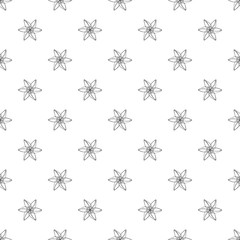 Poster - Wild flower pattern seamless repeat background for any web design
