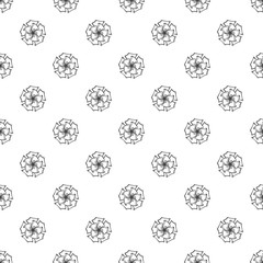 Poster - Tropical flower pattern seamless repeat background for any web design