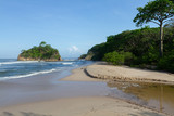 Fototapeta  - tropical beach in Costa Rica