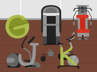 Poster - Letters Gym Illustration