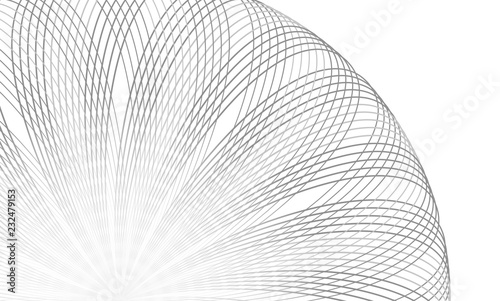 Vector Illustration of the pattern of gray lines on white background. EPS10.