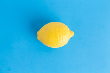 lemon in colorful background