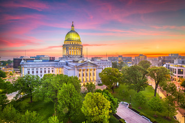 Wall Mural - Madison, Wisconsin, USA State Capitol Building