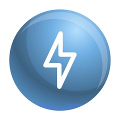 Poster - Light power icon. Outline light power vector icon for web design isolated on white background