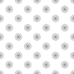 Poster - Medicine flower pattern seamless repeat background for any web design
