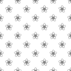 Poster - Cosmetic flower pattern seamless repeat background for any web design
