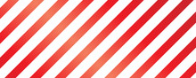 Christmas Seamless Pattern - Red And White Striped Background