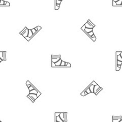 Poster - camp boot pattern seamless vector repeat geometric for any web design
