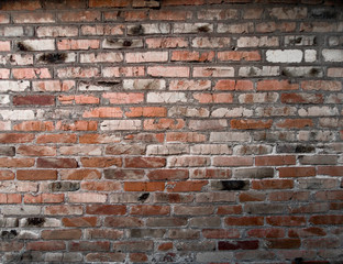 Wall Mural - Wall texture red bricks