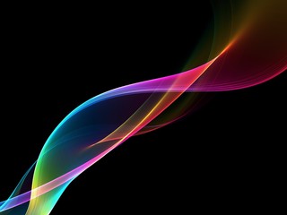 abstract rainbow light wave futuristic background