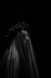 © Stocksy - black and white portrait of a gothic woman