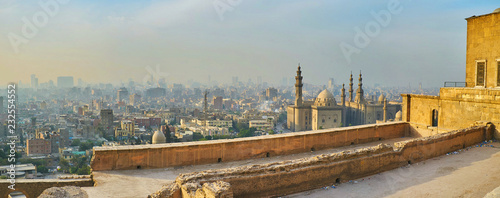 Fotomural Panorama of Cairo from the Saladin Citadel's wall, Egypt