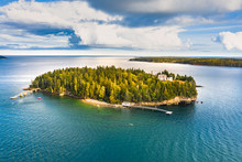 Aerial View Of Bear Island