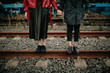 © Stocksy - beautiful lesbian couple shoot on an abandoned railway