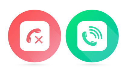 Poster - Phone Call Symbols Icon