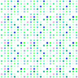 © Veta - Seamless abstract pattern background with a variety of colored circles.