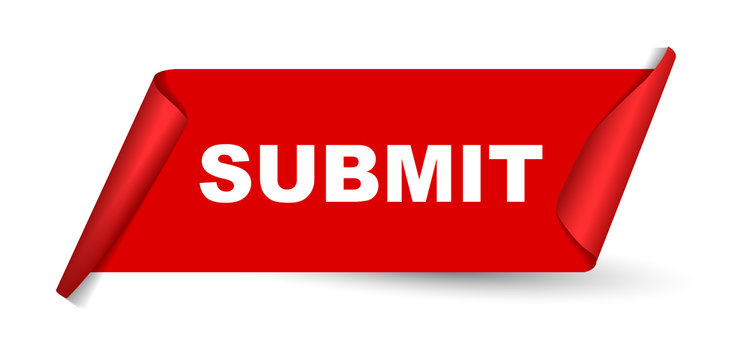 red vector banner submit