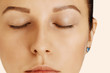 © Olesia - Beautiful girl with closed eyes and perfect skin with natural make-up. Natural beauty, cosmetology and skin care