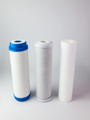 Wall Mural - Filter cartridges for water treatment systems